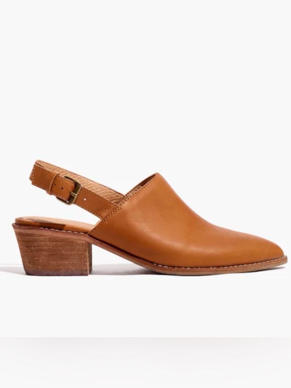 Madewell Tan Leather Slingbacks 7.5
